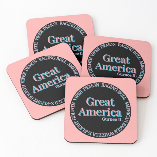 Item preview, Great America roller coaster circle  designed and sold by RollingRC.