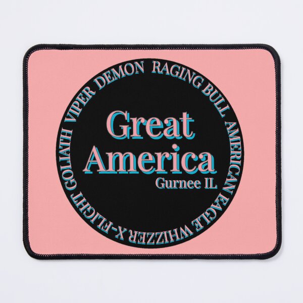 Item preview, Great America roller coaster circle  designed and sold by RollingRC.