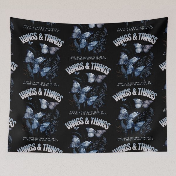 Item preview, Wings And Things Beautiful Blue Butterfly designed and sold by Odetee.