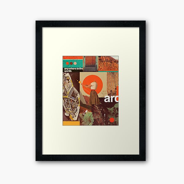 Archival World Framed Art Print
