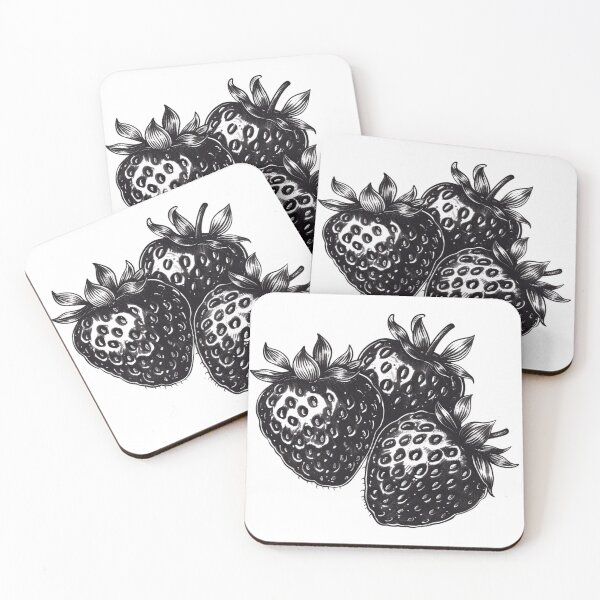 Item preview, Strawberries Dark Coquette designed and sold by Croclair.