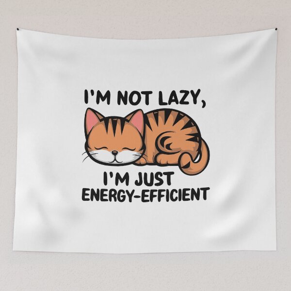 Item preview, I'm Not Lazy Energy Efficient Environment Earth Day Green designed and sold by w1ckerman.