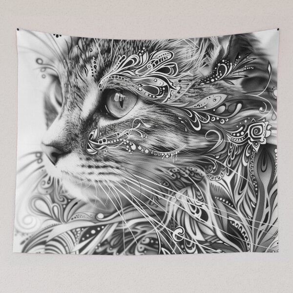 Item preview, Doodled Kitty designed and sold by MNSY.