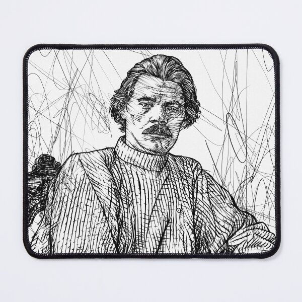 Item preview, MAXIM GORKY ink portrait .1 designed and sold by lautir.