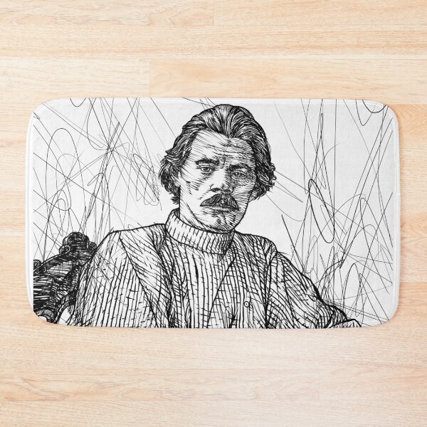 Item preview, MAXIM GORKY ink portrait .1 designed and sold by lautir.