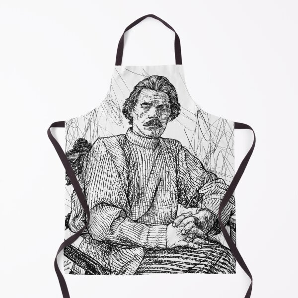 Item preview, MAXIM GORKY ink portrait .1 designed and sold by lautir.