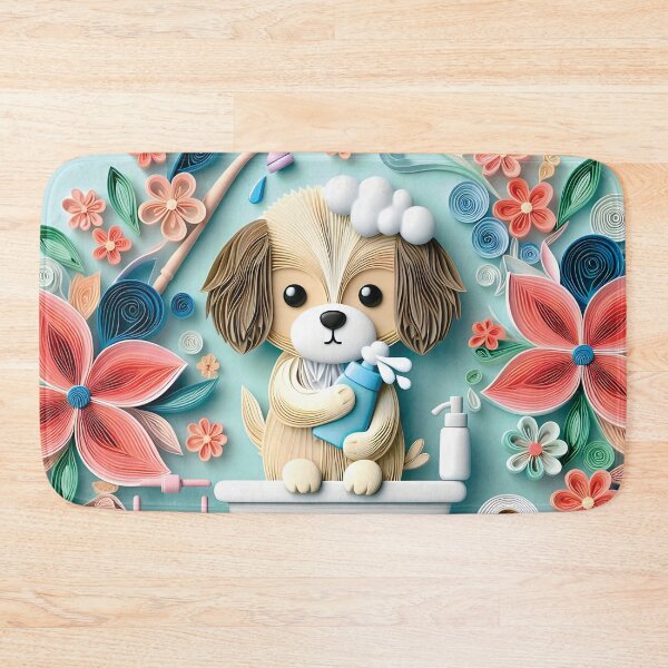 Item preview, Puppy Dog Potty Moments: Whimsical Bathroom Breaks in Art. designed and sold by Starwebd.