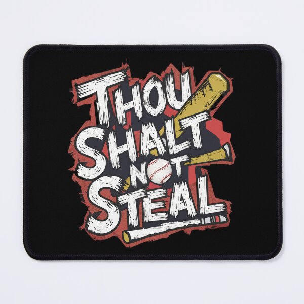 Item preview, Thou Shalt Not Steal Softball designed and sold by MG-MagicGallery.