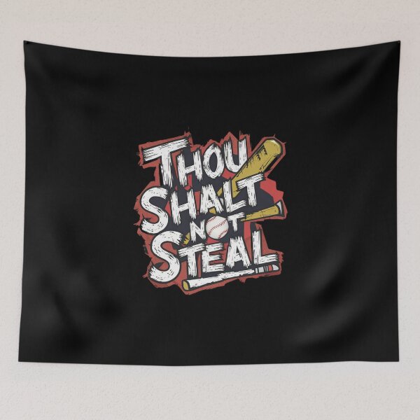 Item preview, Thou Shalt Not Steal Softball designed and sold by MG-MagicGallery.