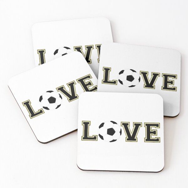 Item preview, Love Soccer Football Varsity Typographic Design designed and sold by CreativeTwins.