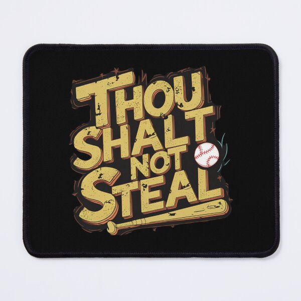 Item preview, Thou Shalt Not Steal Softball designed and sold by MG-MagicGallery.