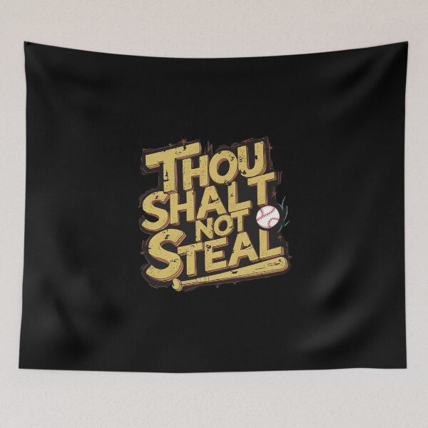 Item preview, Thou Shalt Not Steal Softball designed and sold by MG-MagicGallery.
