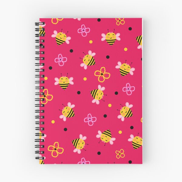 Item preview, Bee cute flowers Pattern designed and sold by BeebooDesign.