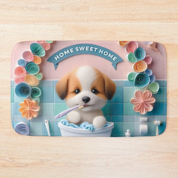 Item preview, Puppy Dog Potty Moments: Whimsical Bathroom Breaks in Art. designed and sold by Starwebd.