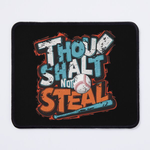 Item preview, Thou Shalt Not Steal Softball designed and sold by MG-MagicGallery.