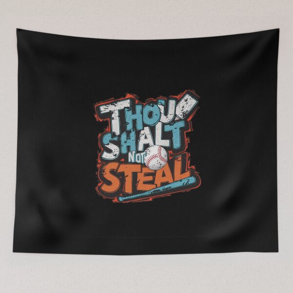Item preview, Thou Shalt Not Steal Softball designed and sold by MG-MagicGallery.