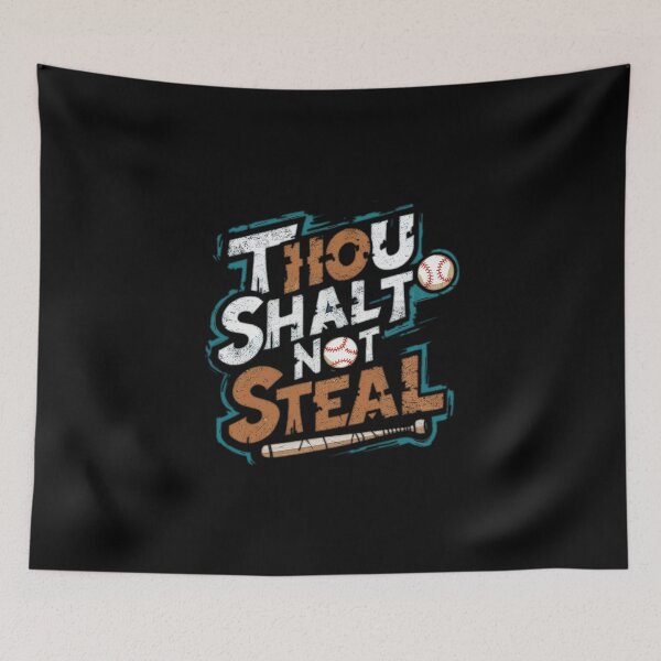 Item preview, Thou Shalt Not Steal Softball designed and sold by MG-MagicGallery.