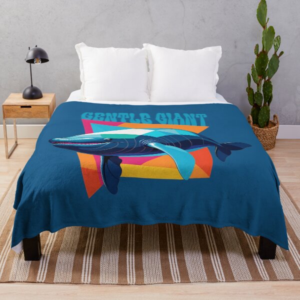 Item preview, Vintage Aesthetic, Right Whale, Gentle Giant, Blue designed and sold by Prints and Lifestyle.