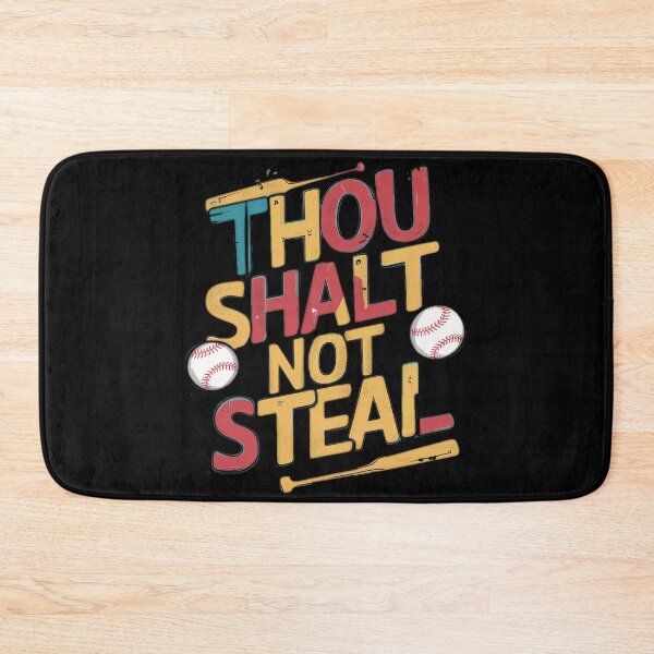 Item preview, Thou Shalt Not Steal Softball designed and sold by MG-MagicGallery.
