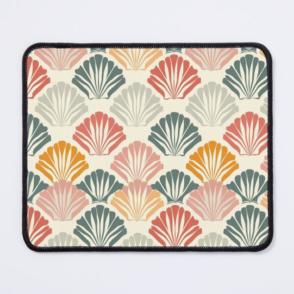 Item preview, graphic seashell pattern fan shape Bright colors look stylish. designed and sold by Icon-Network.