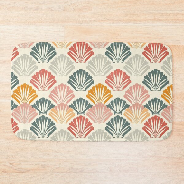 Item preview, graphic seashell pattern fan shape Bright colors look stylish. designed and sold by Icon-Network.