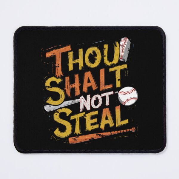 Item preview, Thou Shalt Not Steal Softball designed and sold by MG-MagicGallery.