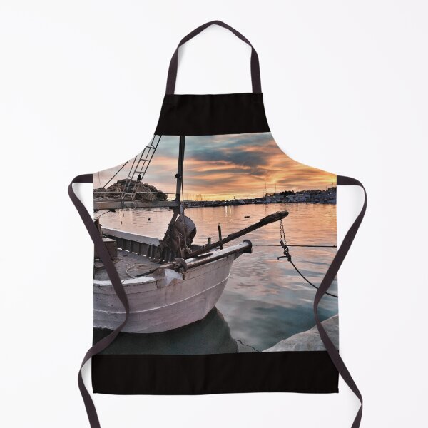 Item preview, Sunset Reflections: Bow of a Fishing Boat in Manfredonia designed and sold by EpicVistas.