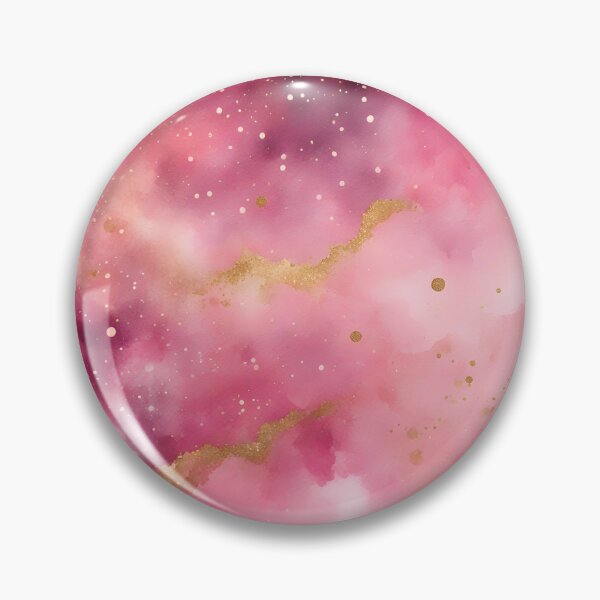 Item preview, Pink and Gold Abstract Watercolor Space designed and sold by CalmnessbyChoice.