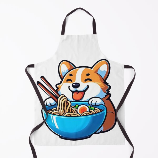 Item preview, Culinary Canine Delight Corgi Enjoying Ramen designed and sold by SellingWSarah17.