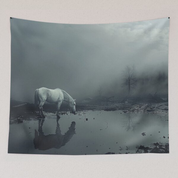 Item preview, Horse  Illustration Art designed and sold by nomiraclehere.