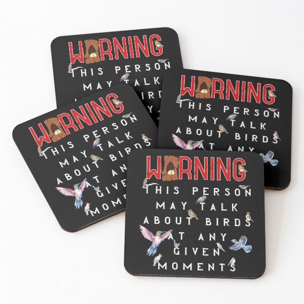 Item preview, WARNING: This Person May Talk About Birds At Any Given Moments designed and sold by EmiAndMike.