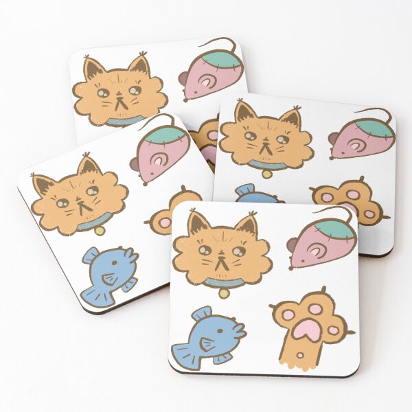 Item preview, Orange Cat Sticker Set designed and sold by ShartMakesArt.