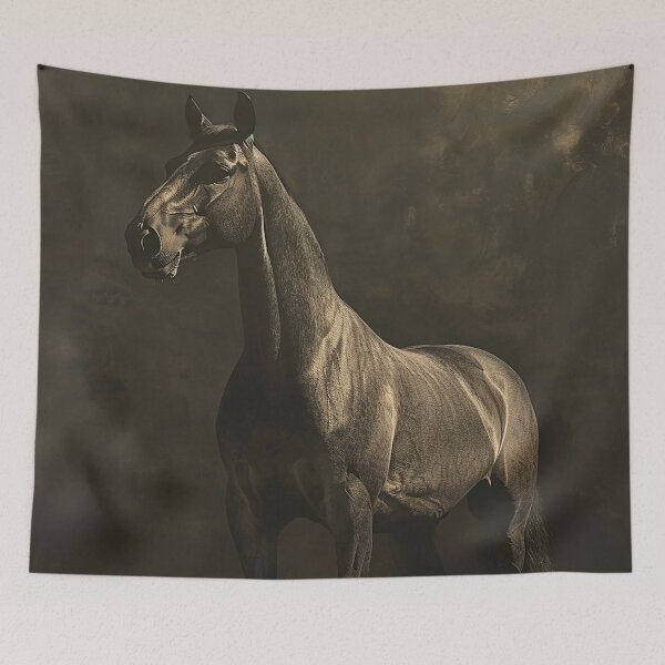 Item preview, Horse  Illustration Art designed and sold by nomiraclehere.