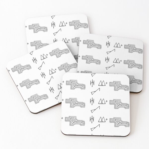 Item preview, symbols in Cathedral stones designed and sold by Tereza Pilar  Art.