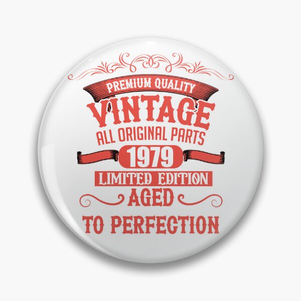 Item preview, Born in 1979 vintage retro classic birthday designed and sold by Alexaltay.