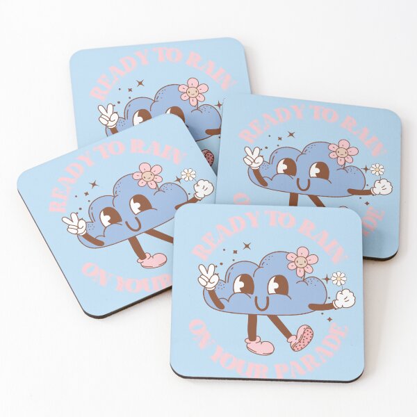 Item preview, Retro rain cloud  designed and sold by Aerial-Arielle.