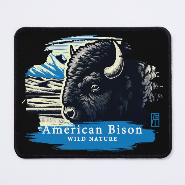 Item preview, American Bison - WILD NATURE - BISON -1 designed and sold by ArtProjectShop.