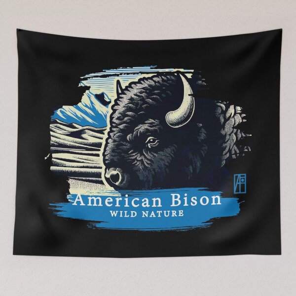 Item preview, American Bison - WILD NATURE - BISON -1 designed and sold by ArtProjectShop.