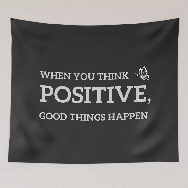 Item preview, When you think positive, good things happen. designed and sold by yeekazar.