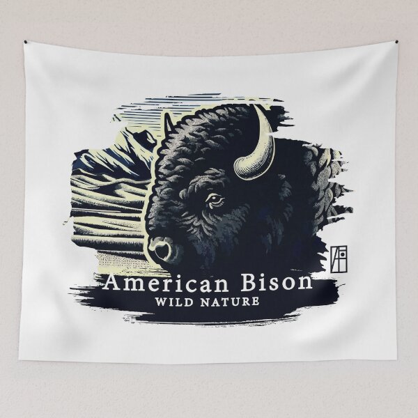 Item preview, American Bison - WILD NATURE - BISON -2 designed and sold by ArtProjectShop.