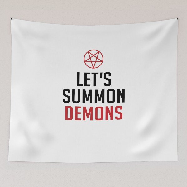 Item preview, Let's Summon Demons designed and sold by TeeTimeGuys.