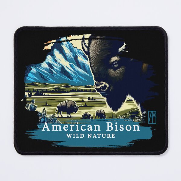 Item preview, American Bison - WILD NATURE - BISON -3 designed and sold by ArtProjectShop.