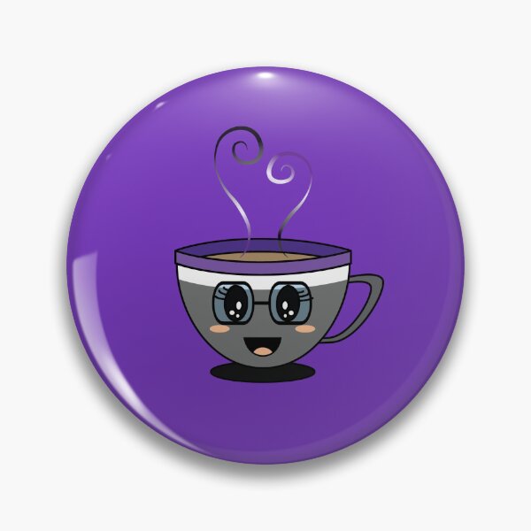 Item preview, Equalitea Asexual Flag Pride w/ lashes and tall glasses designed and sold by qteapiecastle.