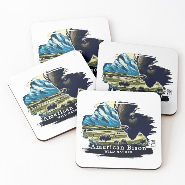 Item preview, American Bison - WILD NATURE - BISON -4 designed and sold by ArtProjectShop.