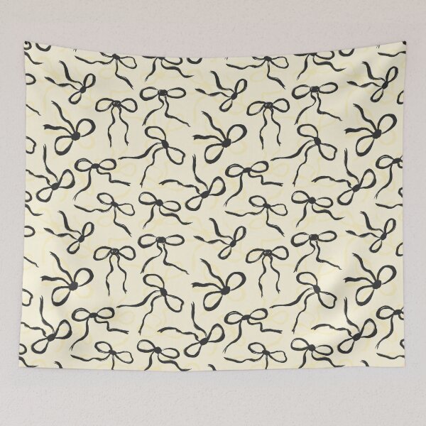 Item preview, Cute and Quirky Inky Bows Pattern designed and sold by tartagain.