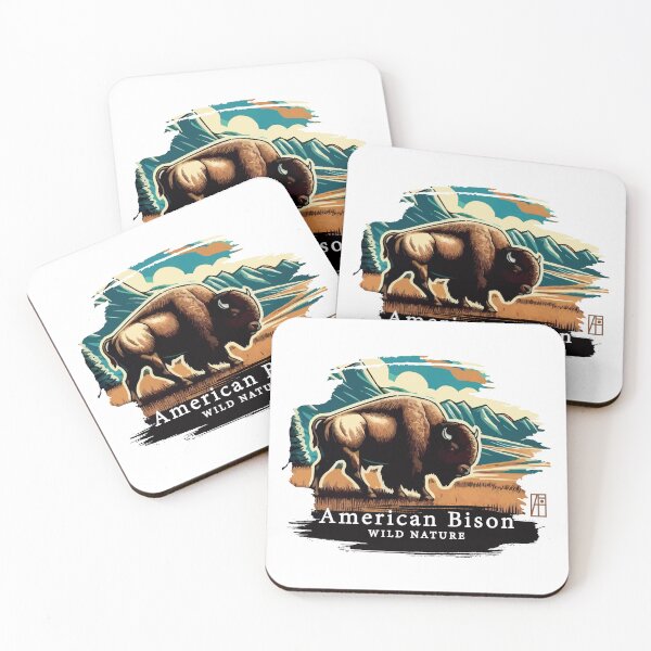 Item preview, American Bison - WILD NATURE - BISON -6 designed and sold by ArtProjectShop.