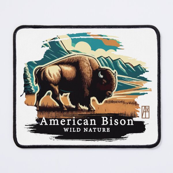 Item preview, American Bison - WILD NATURE - BISON -6 designed and sold by ArtProjectShop.