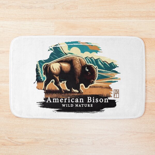 Aperçu de l'œuvre Bison d'Amérique - NATURE SAUVAGE - BISON -6 créée et vendue par ArtProjectShop.
