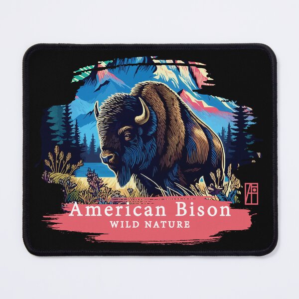 Item preview, American Bison - WILD NATURE - BISON -7 designed and sold by ArtProjectShop.