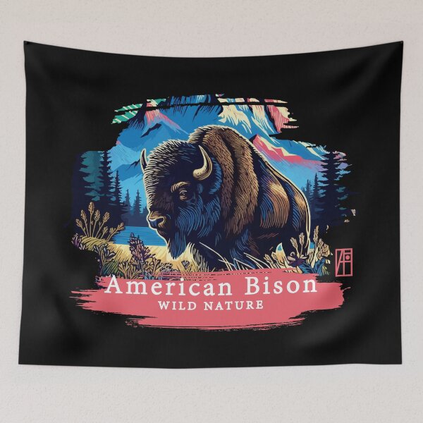 Item preview, American Bison - WILD NATURE - BISON -7 designed and sold by ArtProjectShop.
